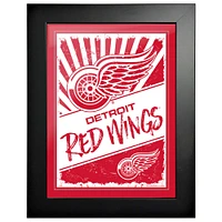 Detroit Red Wings - 12'' x 16'' Art encadré à imprimé classique