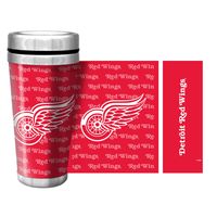 Detroit Red Wings 16oz. Full Wrap Wallpaper Travel Mug