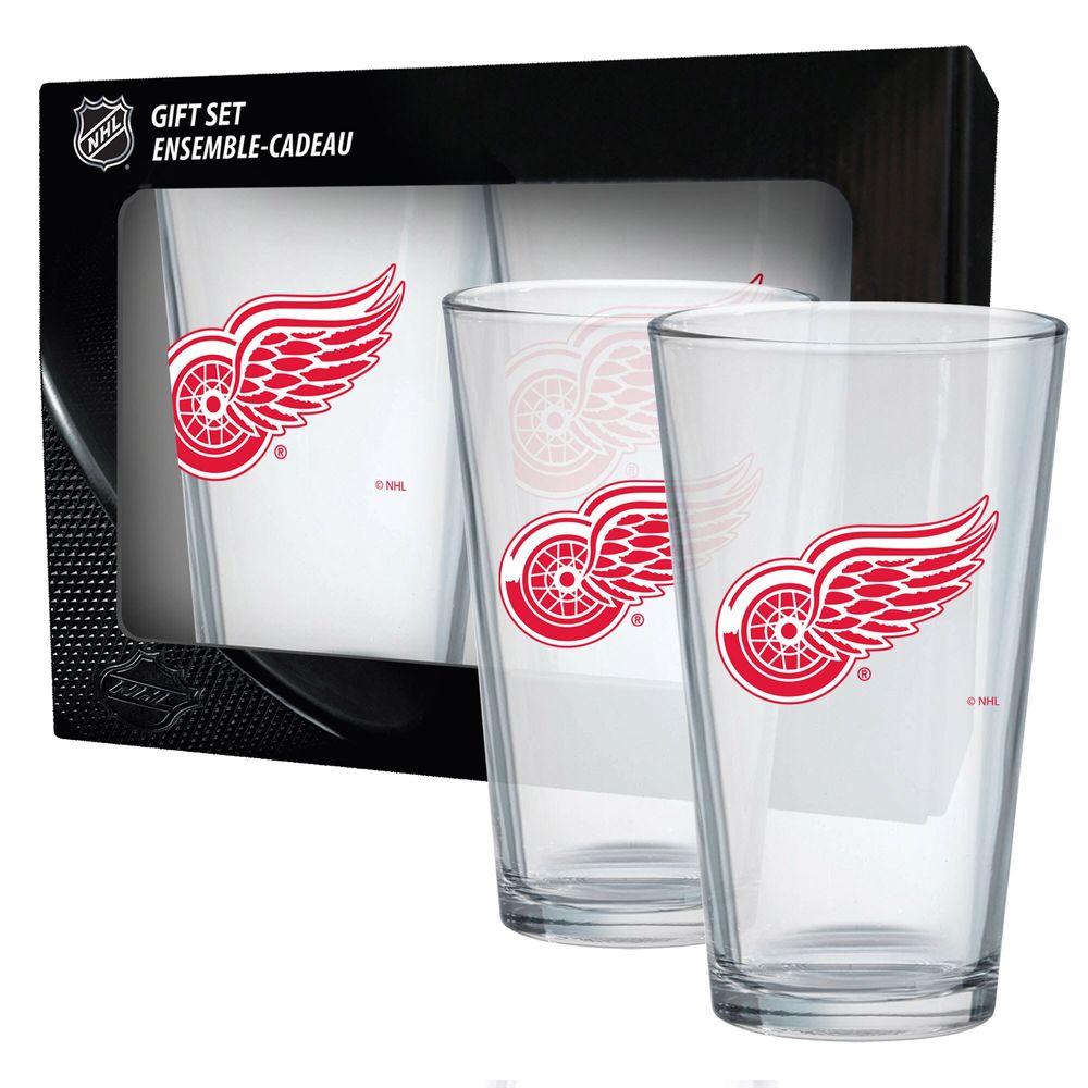 Detroit Red Wings 2-Pack 16oz. Mixing Glasses