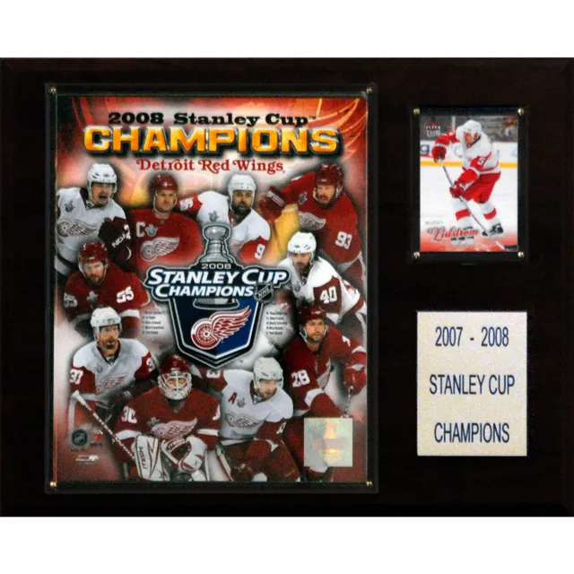 Highland Mint Detroit Red Wings Stanley Cup Banner Collection Photo Mint