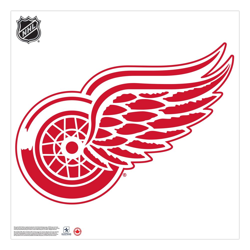 Detroit Red Wings 36'' x 36'' Team Logo Repositionable Wall - Decal