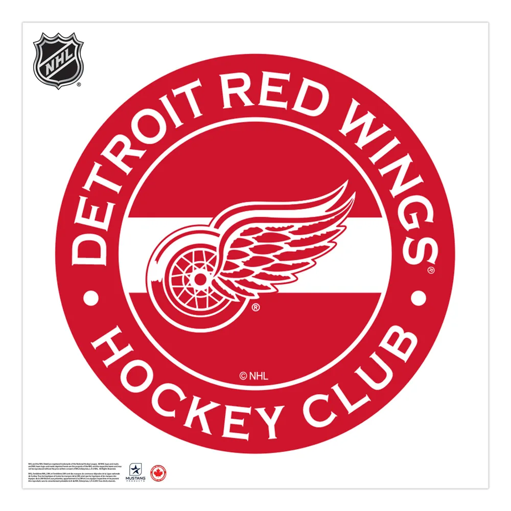 Detroit Red Wings - 36'' x 36'' Team Repositional Stripe Design Vinyl Sticker Mural