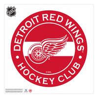 Detroit Red Wings - 36'' x 36'' Team Repositional Stripe Design Vinyl Wall Decal