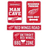 Detroit Red Wings - 4-Piece Fan Sign Set