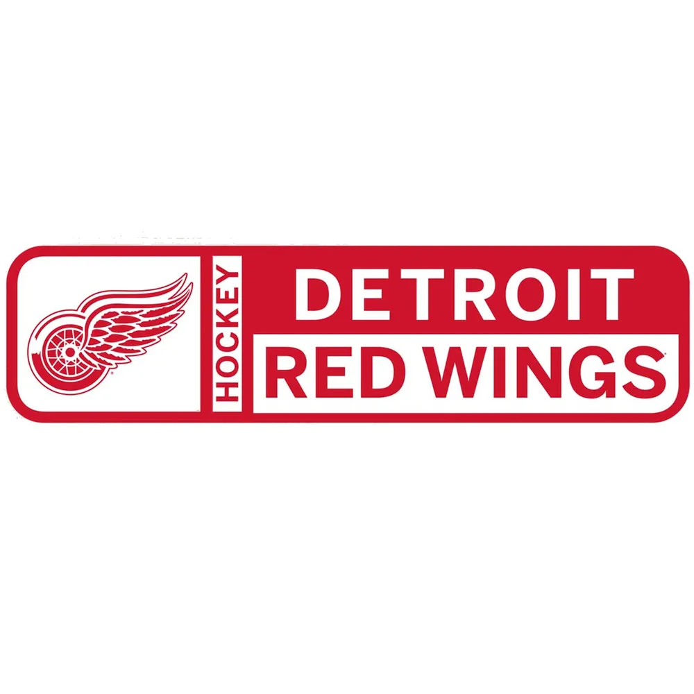 Detroit Red Wings - 90 `` x 23 '' sticker mural repositionnable avec logo de l'équipe