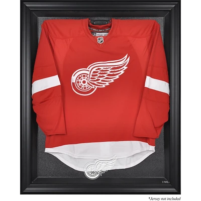 Vitrine de présentation encadrée noire pour maillot des Red Wings de Detroit