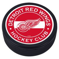 Detroit Red Wings Domed Team Stripe Puck