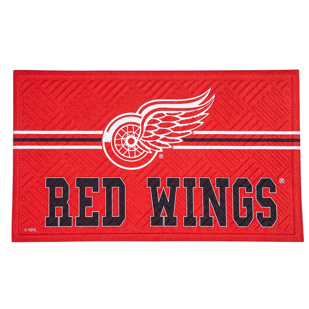 Detroit Red Wings Embossed Door Mat