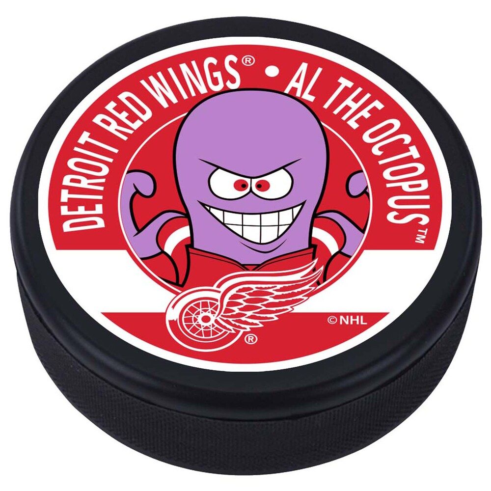 Detroit Red Wings - Mascot Design Hockey Puck