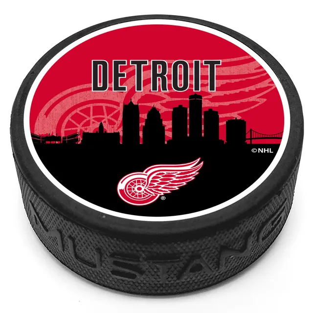Detroit Red Wings Inglasco 2022 Reverse Retro Hockey Puck