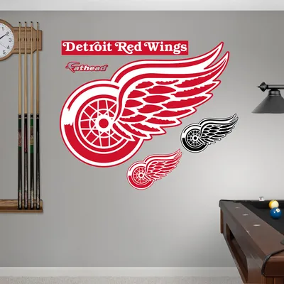 Detroit Red Wings Team Logo Fathead Wall Sticker