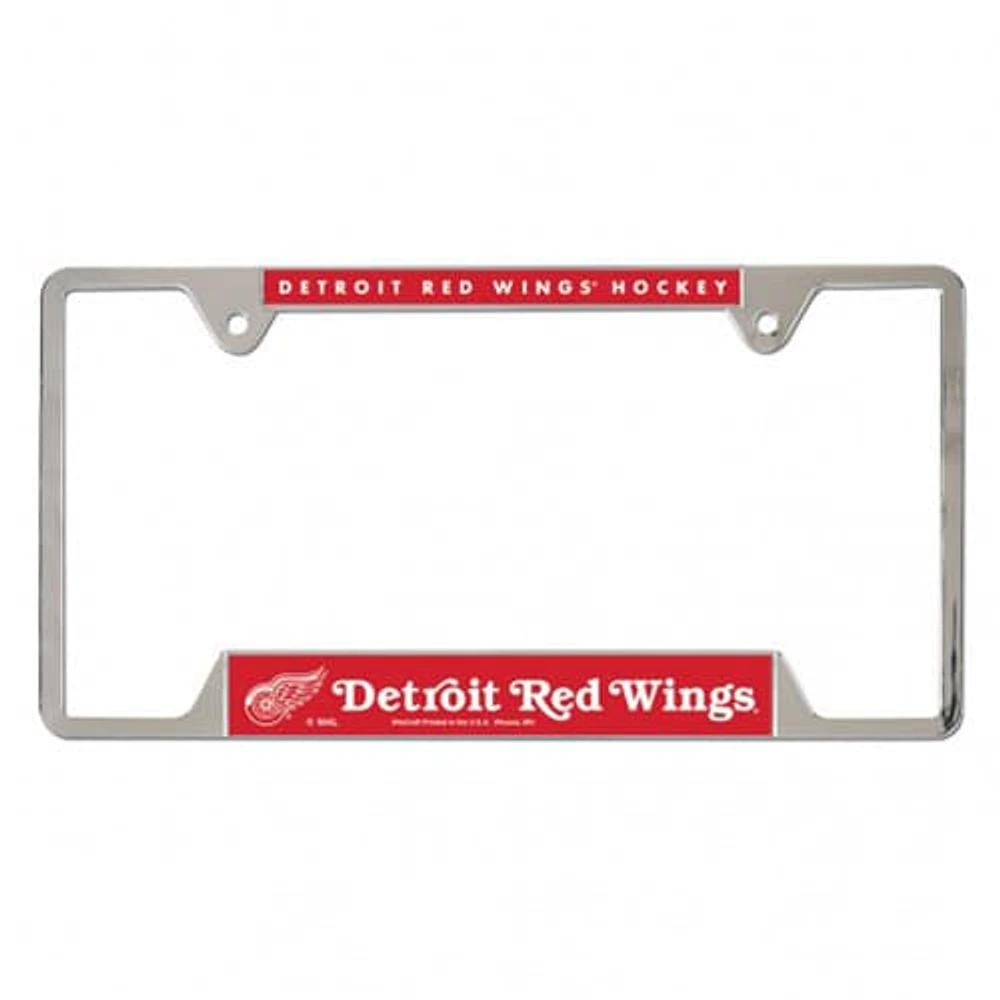 Cadre de plaque d'immatriculation en métal WinCraft Detroit Red Wings