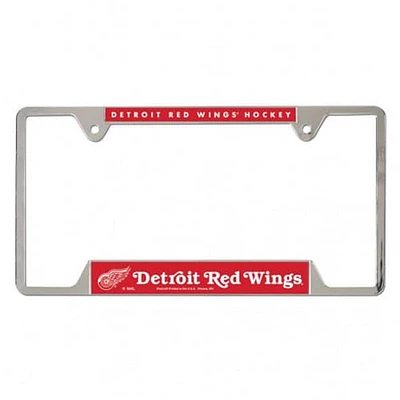 Cadre de plaque d'immatriculation en métal WinCraft Detroit Red Wings