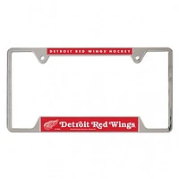Cadre de plaque d'immatriculation en métal WinCraft Detroit Red Wings