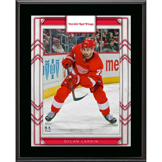 Dylan Larkin Detroit Red Wings Unsigned Jersey Skating Photograph