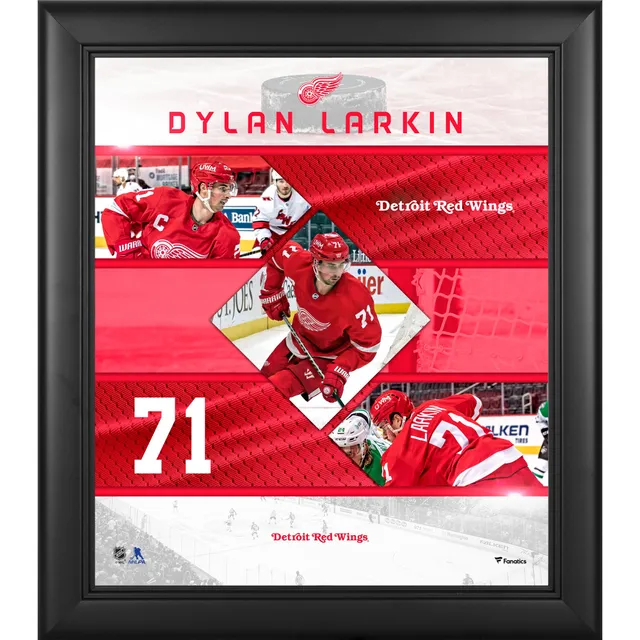 Dylan Larkin Autographed Detroit Red Wings Home Fanatics Jersey