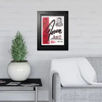 Gordie Howe Detroit Red Wings 1966 - 12'' x 16'' Framed Program Cover