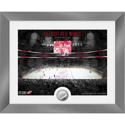 Detroit Red Wings Highland Mint 13'' x 16'' Art Deco Silver Coin Photo Mint