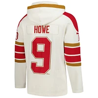 V111020 RdWngs Gordie Howe 47 Brand Old Time hockey Cagoules à lacets pour joueur de hommes SWTMENNUM HP148PMWHVT660676CL