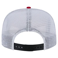 Men's New Era  Black/Red Detroit Red Wings Throwback V-Dye Adjustable Golfer Hat