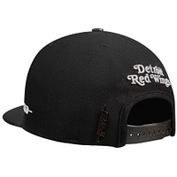 Casquette Snapback en molleton français Detroit Red Wings Pro Standard pour homme en crème