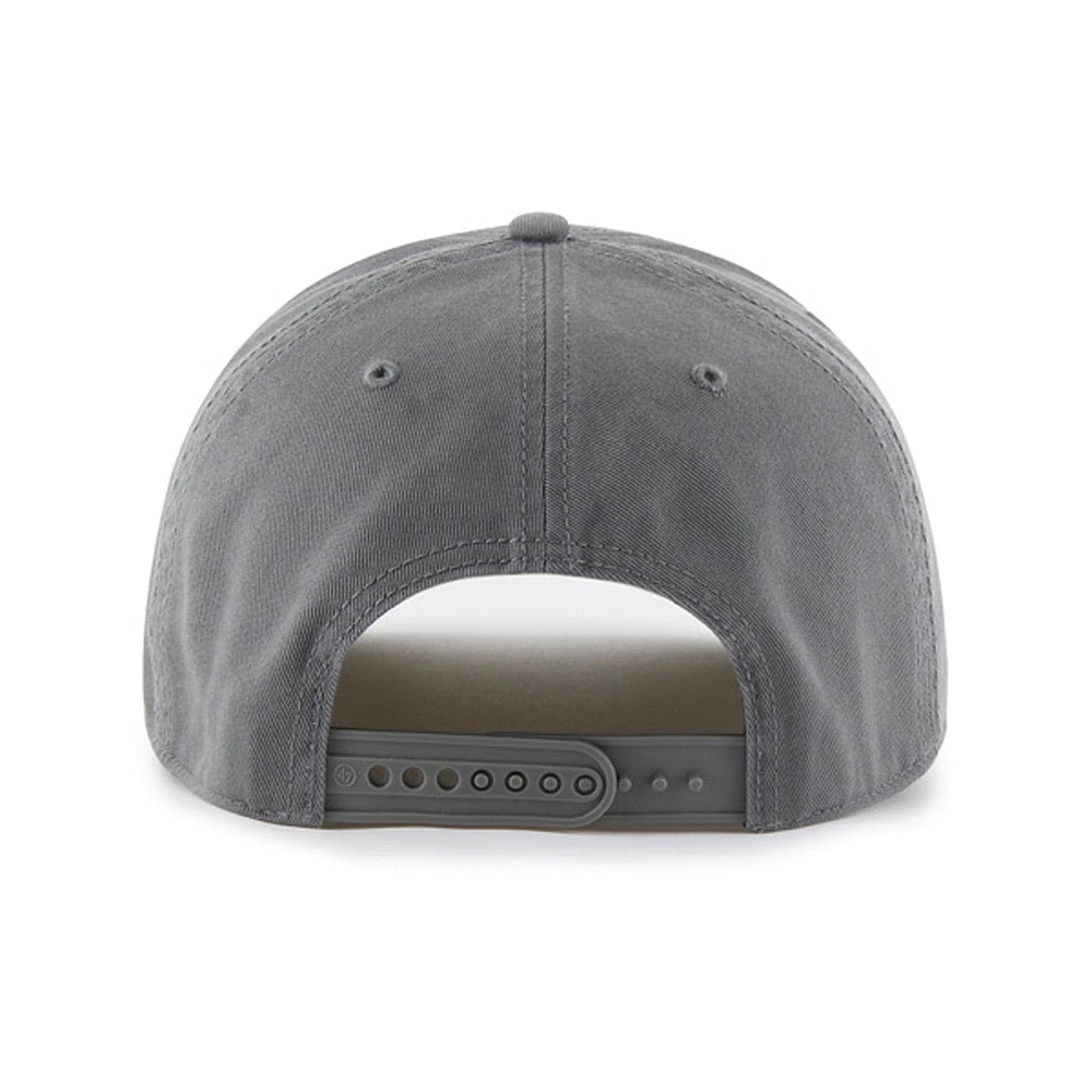 Men's '47 Charcoal Detroit Red Wings Canyon Ranchero Hitch Adjustable Hat