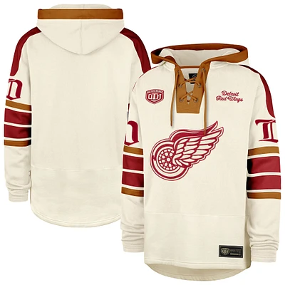 Sweat à capuche Heritage Lacer bleu marine Detroit Red Wings '47 Cream pour homme