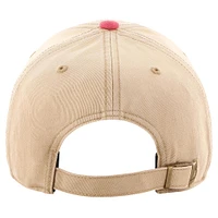 Men's '47 Khaki/Red Detroit Red Wings Dusted Sedgwick MVP Adjustable Hat