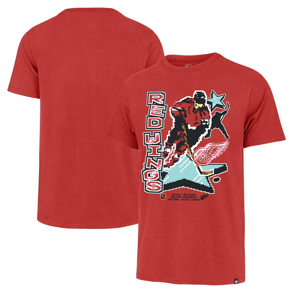 Men's '47 Red Detroit Wings Lamp Lighter Franklin T-Shirt