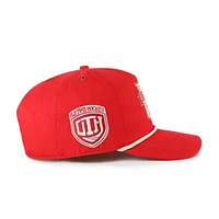 Casquette ajustable Red Detroit Red Wings Old Time Hockey Rafter Sure Shot Hitch pour homme '47