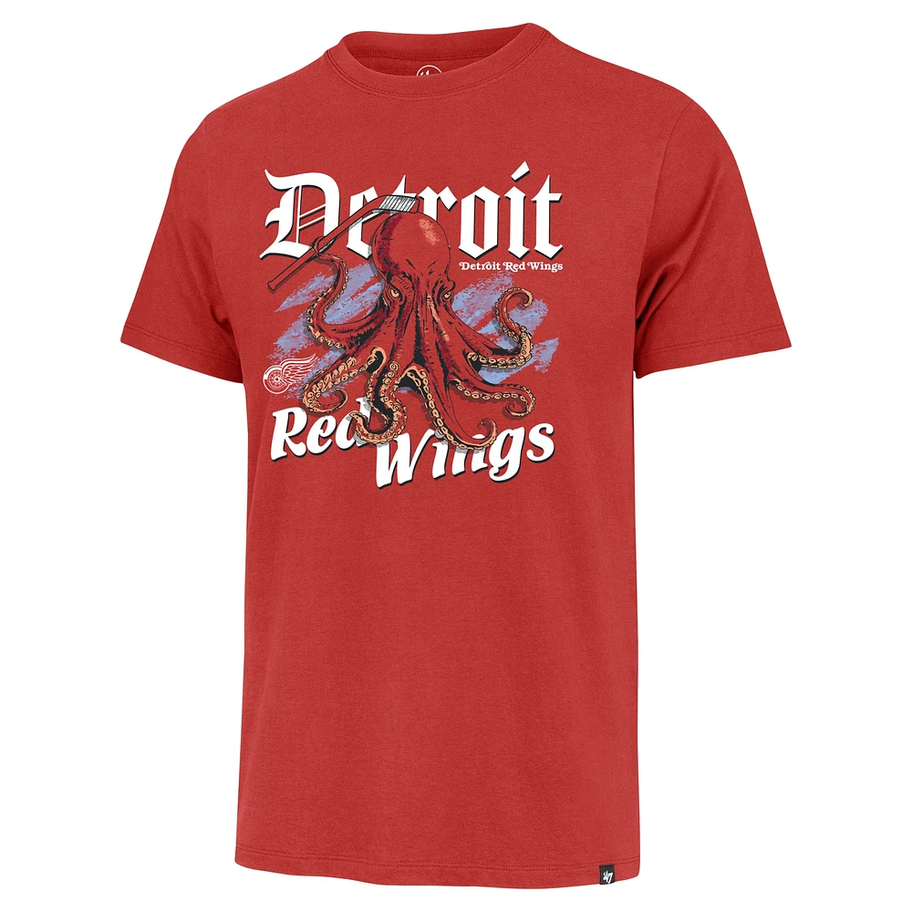 Men's '47 Red Detroit Wings Regional Localized Franklin T-Shirt