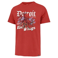 Men's '47 Red Detroit Wings Regional Localized Franklin T-Shirt