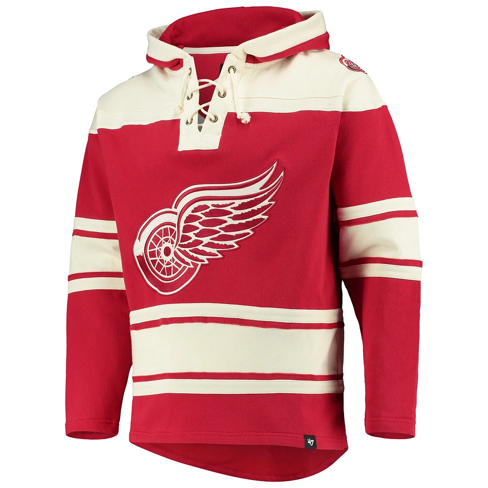 Chandail à capuchon pour homme '47 Red Detroit Wings Superior Lacer