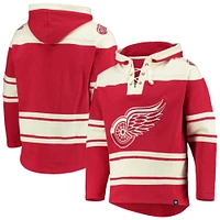 Chandail à capuchon pour homme '47 Red Detroit Wings Superior Lacer