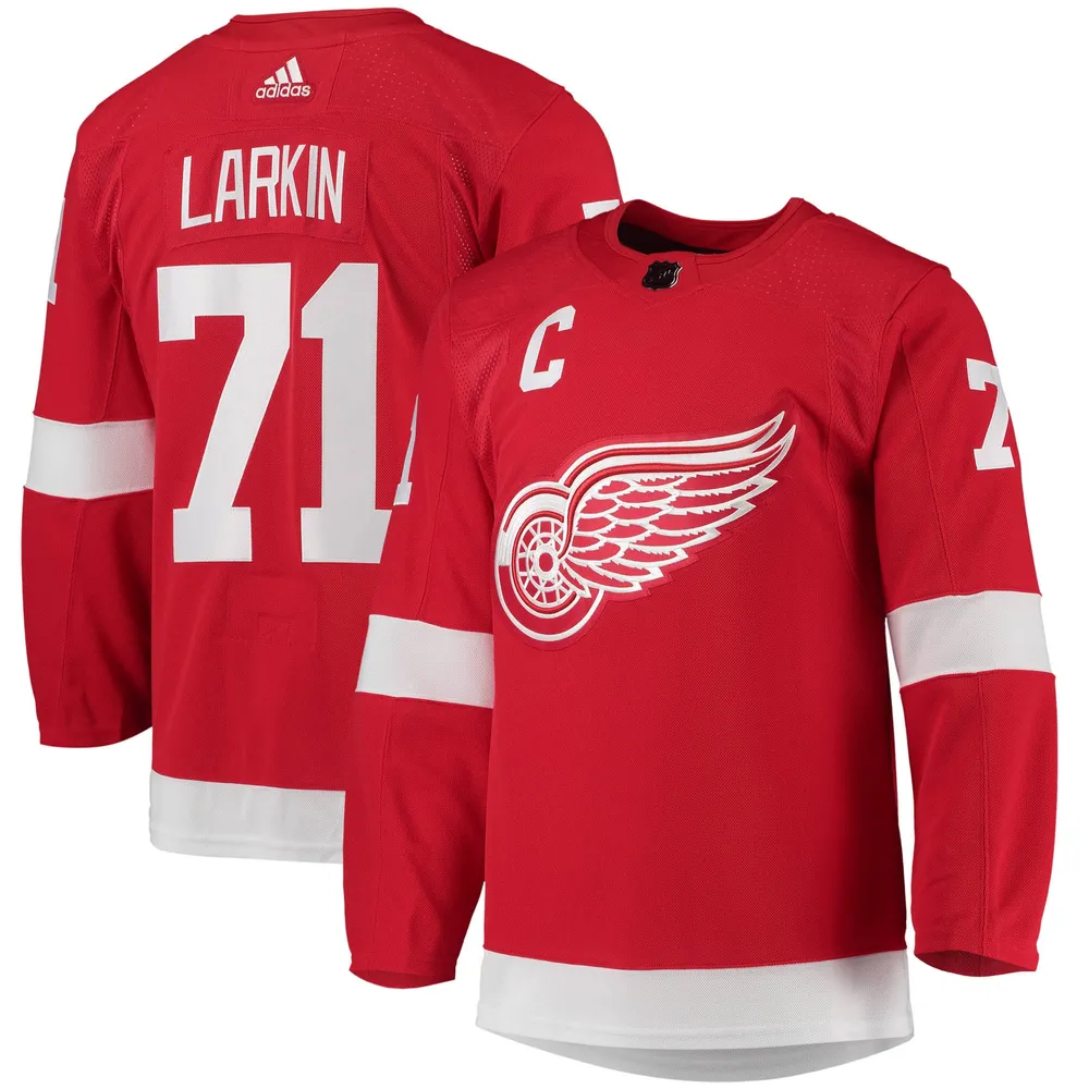 Lids Dylan Larkin Detroit Red Wings adidas Home Captain Patch