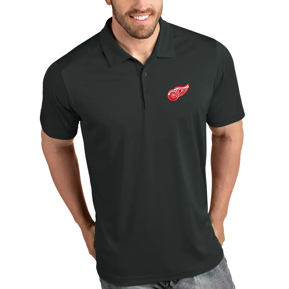 Men's Antigua Gray Detroit Tigers Tribute Polo