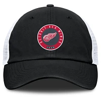 Men's Fanatics  Black/Gray Detroit Red Wings Averie Trucker Adjustable Hat