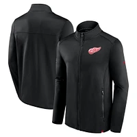 Men's Fanatics  Black Detroit Red Wings Authentic Pro Full-Zip Jacket