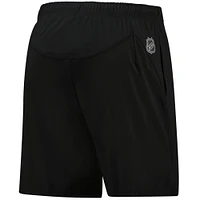 Short Fanatics noir authentique Pro Performance des Red Wings de Detroit pour homme