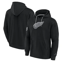 Sweat à capuche noir pour homme Fanatics Detroit Red Wings Elements Pace