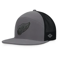 Casquette ajustable Fairweather pour homme Fanatics des Red Wings de Detroit en charbon