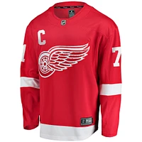 Maillot de joueur échappé capitaine des Red Wings Detroit 2023/24 Dylan Larkin pour hommes Fanatics