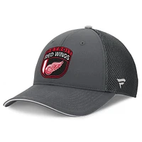 Men's Fanatics Gray Detroit Red Wings Authentic Pro Home Ice Trucker Adjustable Hat