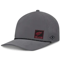 Men's Fanatics Gray Detroit Red Wings Captain Rope Adjustable Hat