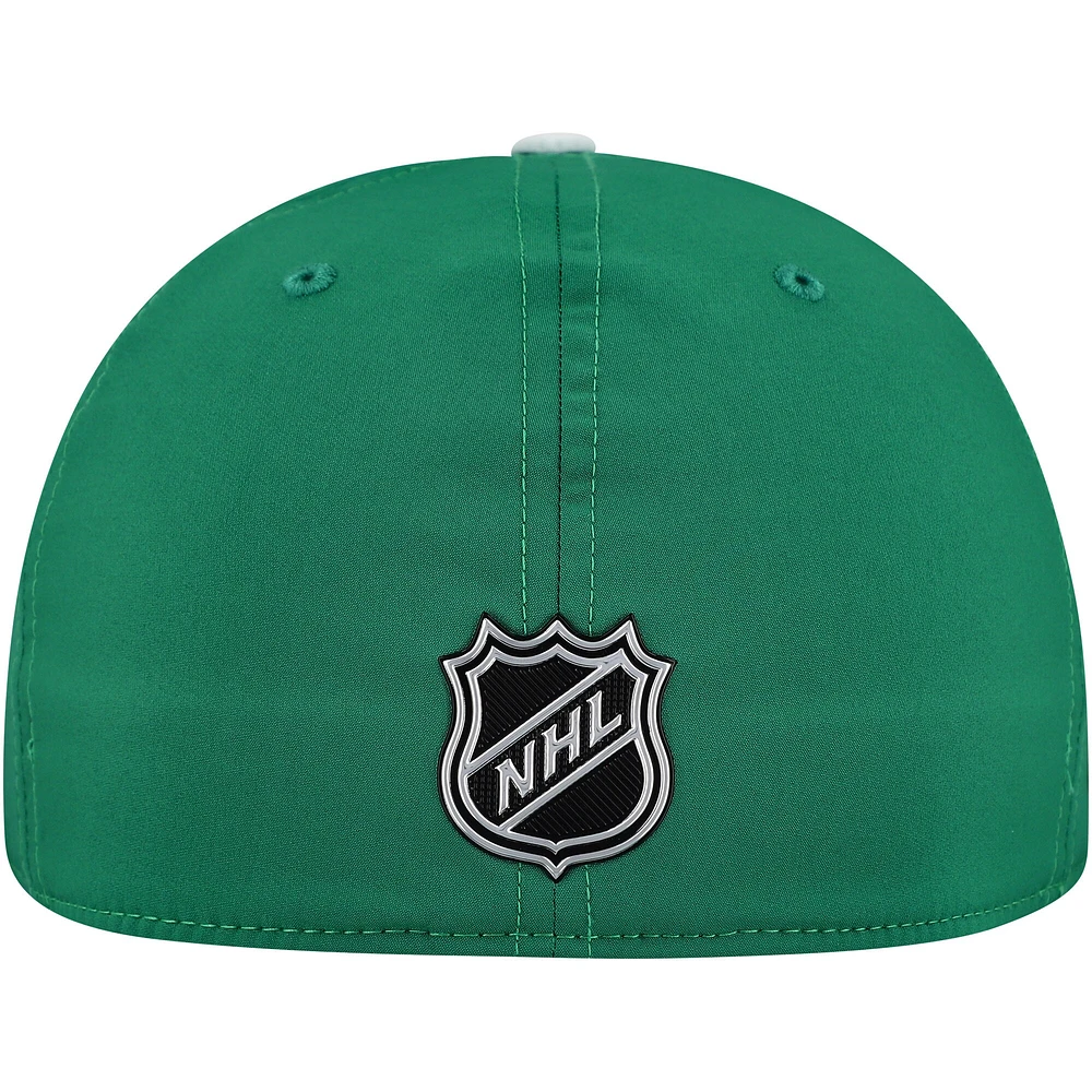 Casquette Flex authentique Pro de la Saint-Patrick des Red Wings Detroit marque Fanatics Kelly Green pour homme