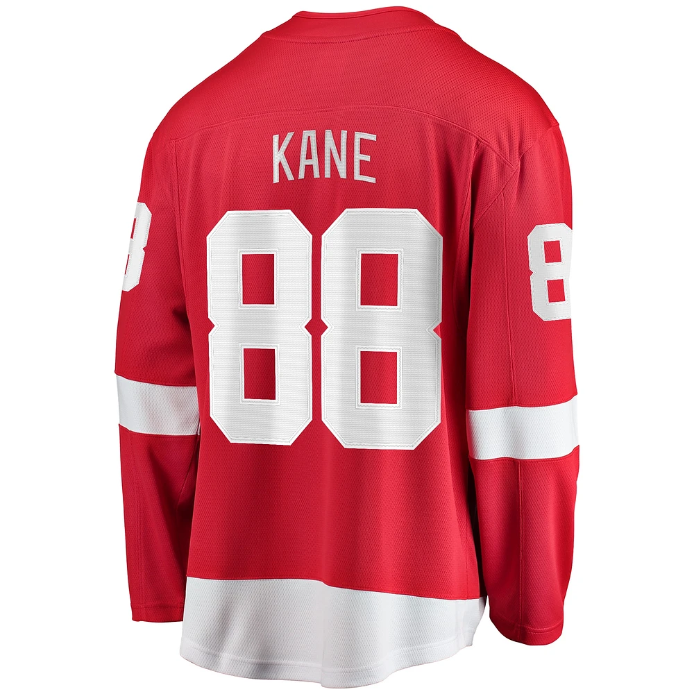 Men's Fanatics Patrick Kane Red Detroit Wings Home Breakaway Player Jersey