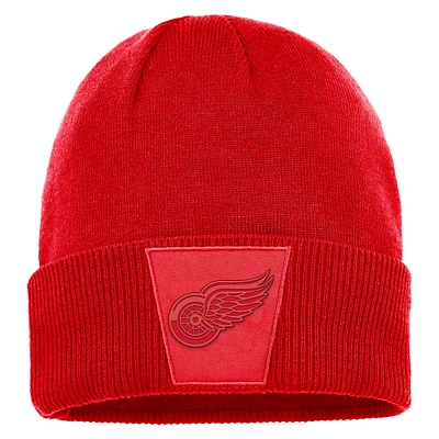 Men's Fanatics Red Detroit Red Wings Authentic Pro Road Cuffed Knit Hat