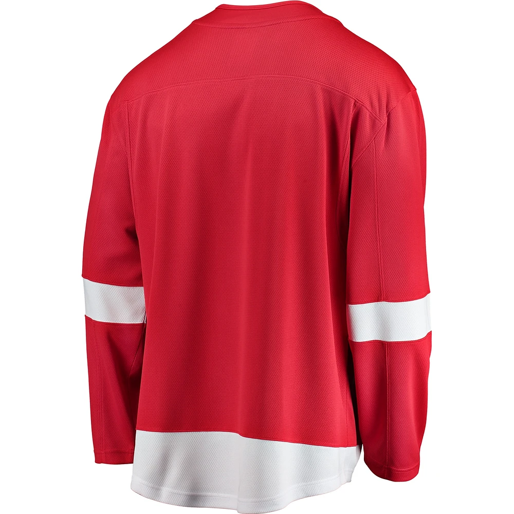 Maillot Fanatics Red Detroit Wings Breakaway Domicile pour hommes