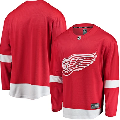 Maillot Fanatics Red Detroit Wings Breakaway Domicile pour hommes