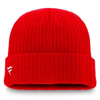 Bonnet en tricot à revers Fanatics Red Detroit Red Wings pour homme